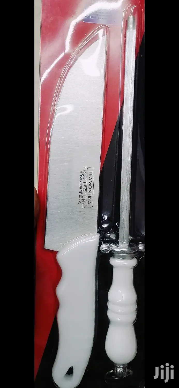Brazilian TRAMONTINA PROFESSIONAL 8" KNIFE & Sharpener