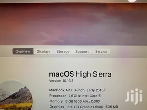 Laptop Apple MacBook Air 8GB Intel Core i5 SSD 128GB