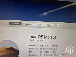 Laptop Apple MacBook Air 4GB Intel Core i5 SSD 500GB