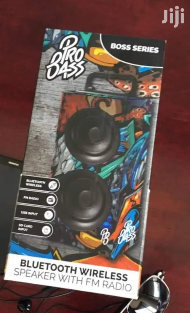 Pro Bass Bluetooth Wireless Speaker With FM Boss Series