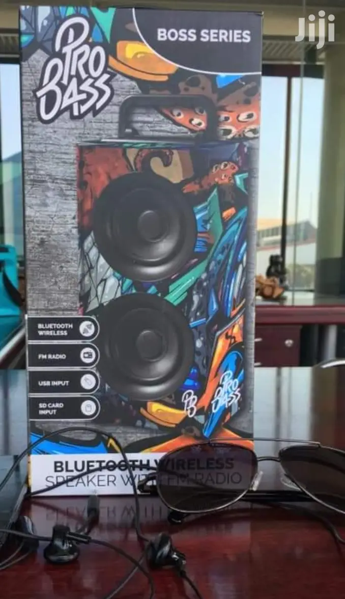 Pro Bass Bluetooth Wireless Speaker With FM Boss Series