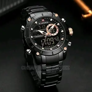 Black Naviforce Black Watch.,