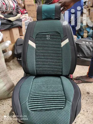Green Black Seat Covers