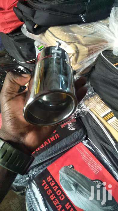 CAR Exhaust End Silver