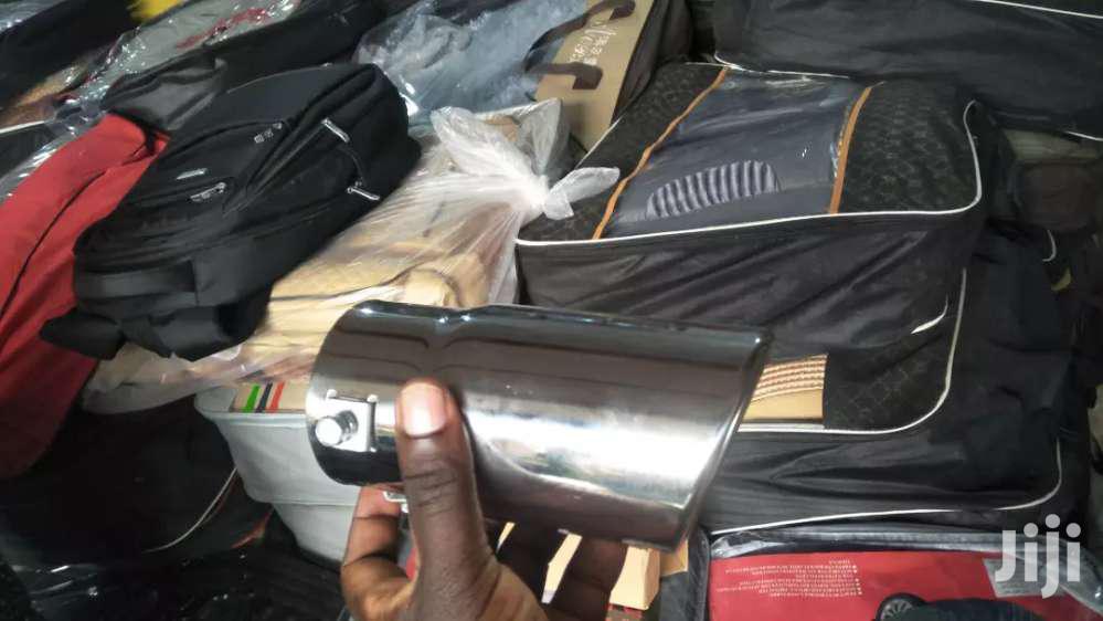 CAR Exhaust End Silver