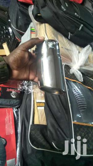 CAR Exhaust End Silver