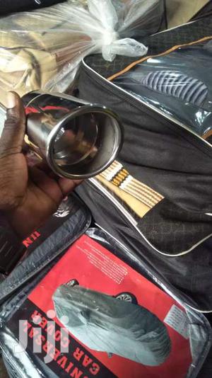 CAR Exhaust End Silver