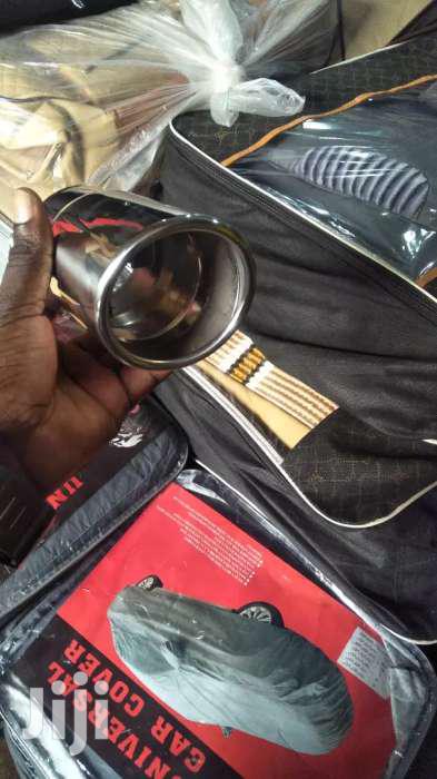 CAR Exhaust End Silver