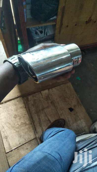 CAR Exhaust End Silver