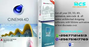 Architectual Design Softwares 2D, 3D 4D Design Softwares