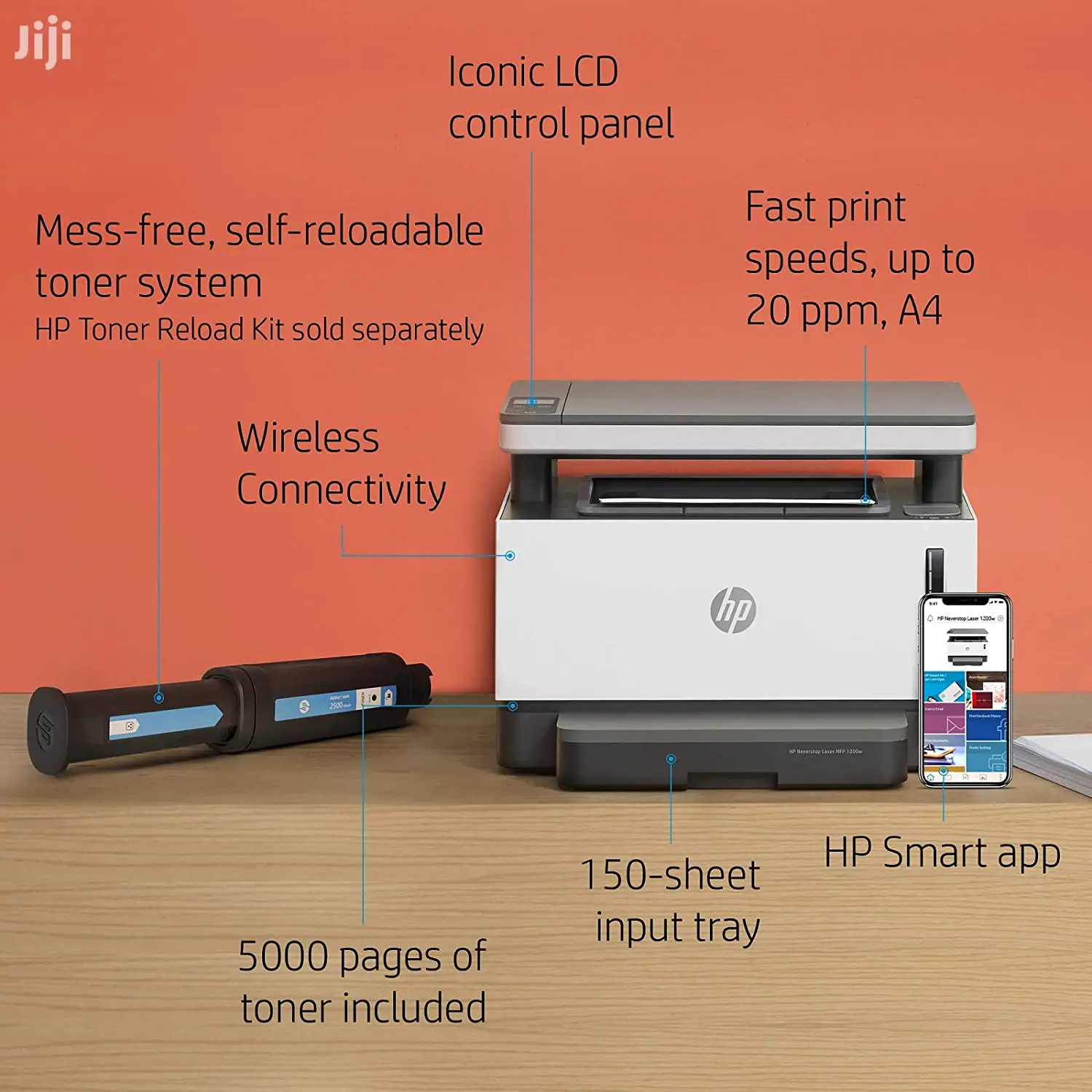HP Neverstop Laser Multifunction Direct Wifi 1200w