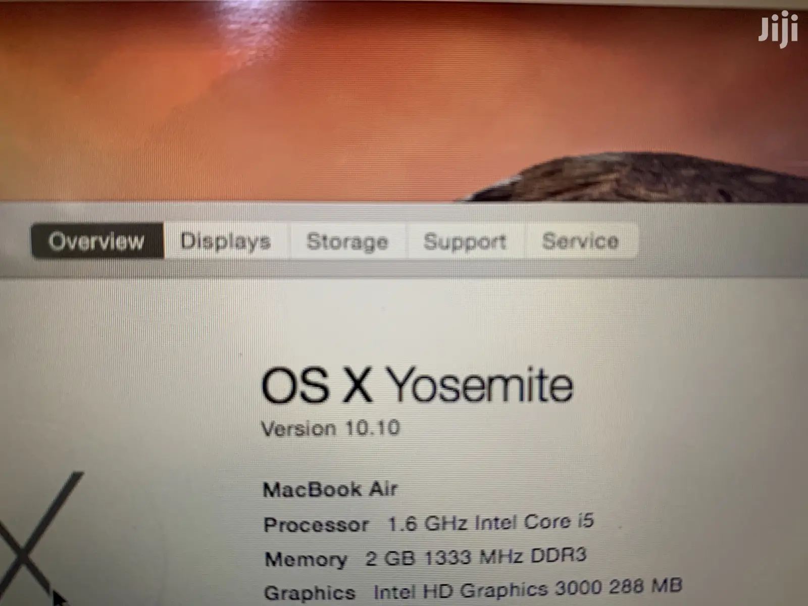 Laptop Apple MacBook Air 2GB Intel Core i5 SSD 60GB