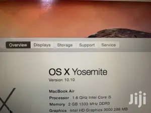 Laptop Apple MacBook Air 2GB Intel Core i5 SSD 60GB