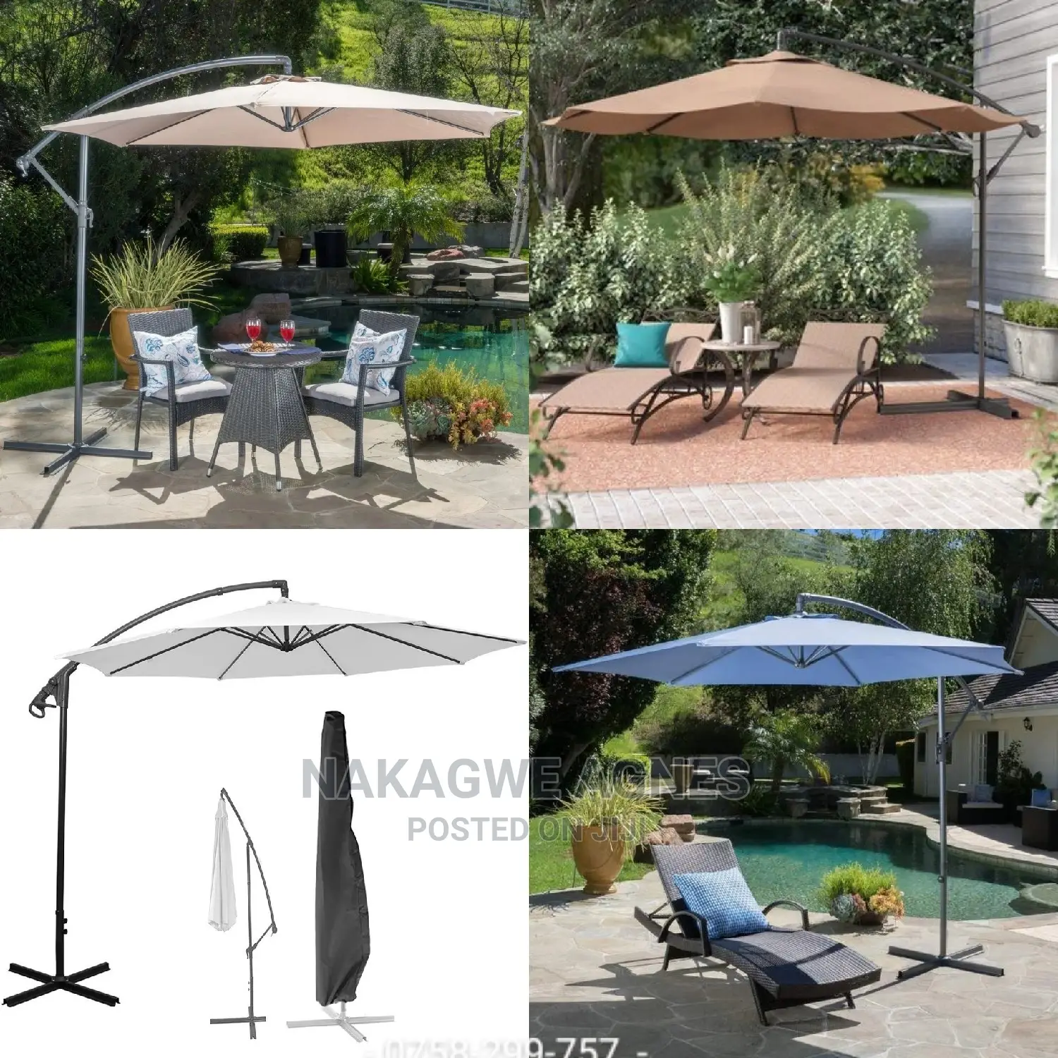 Big Compound Waterproof Umbrella (3 Metres)