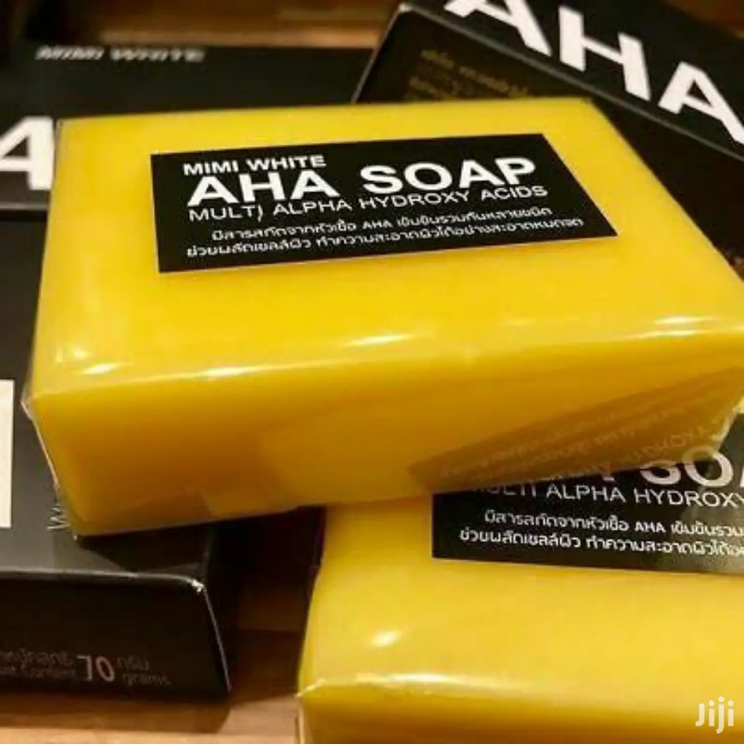 Mimi White Pure Brightening Alpha Hydrox Vitamin C AHA Soap