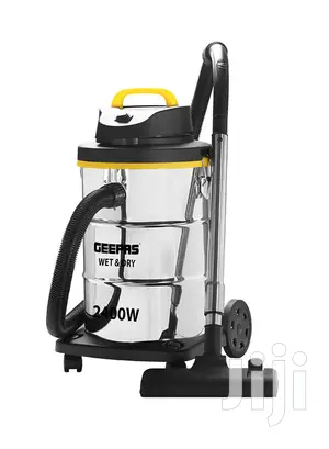Geepas Wet Dry Stainless Steel Vacuum Cleaner 2400W