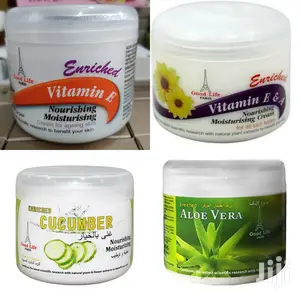 Good Life Paris Creams Vitamin E and A, Cucumber, Aloevera,
