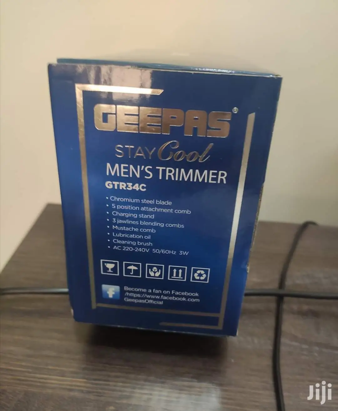 Geepas Rechargeable Waterproof Electric Hair Trimmer