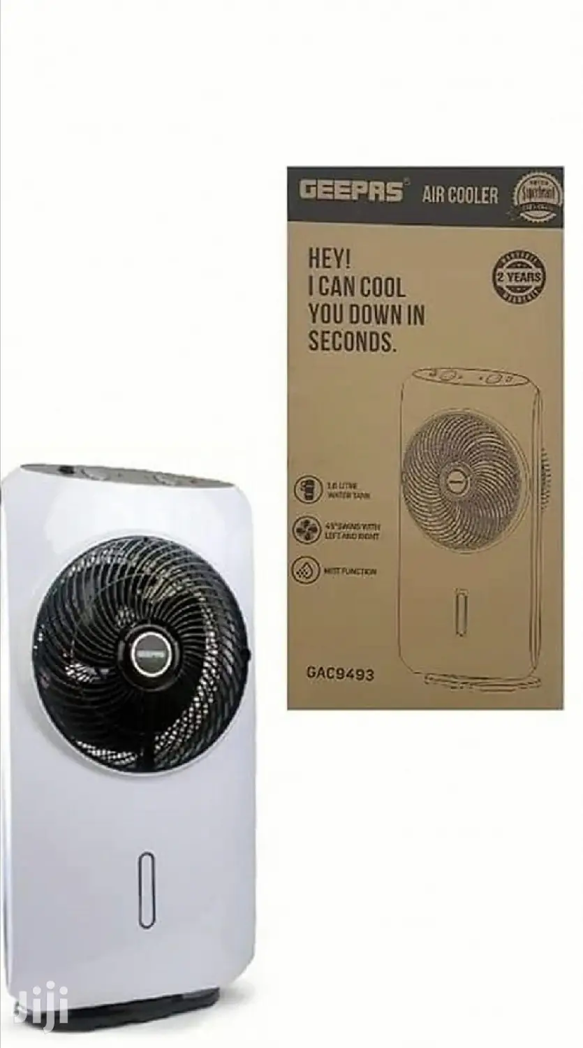 Geepas Air Cooler Humidifier 45W