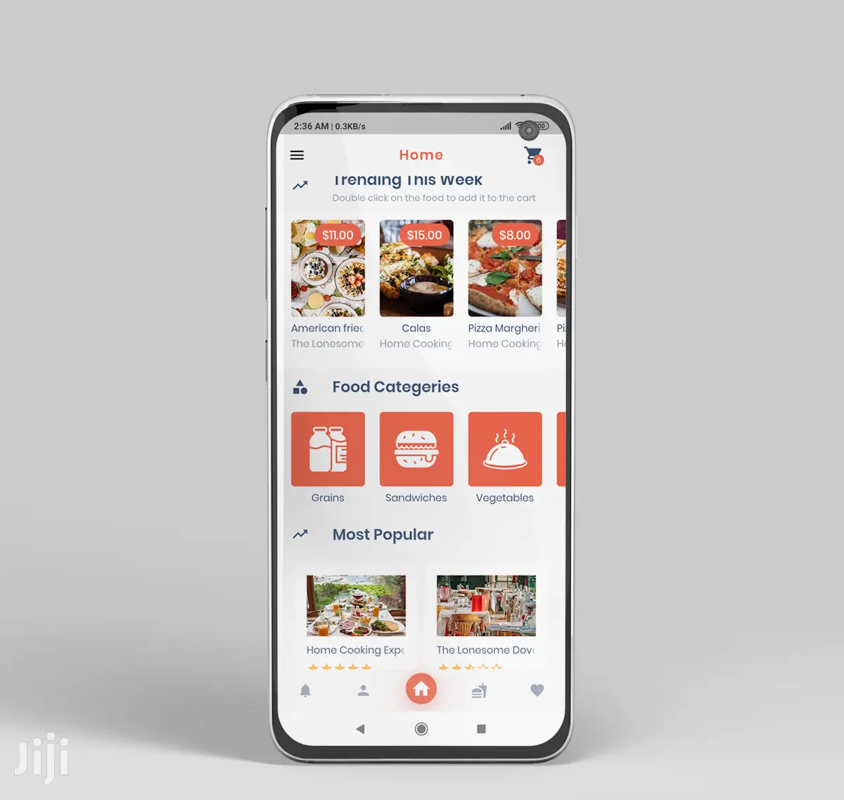 Android And Ios Apps Developed For Food Delivery Service