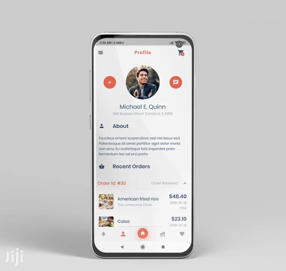 Android And Ios Apps Developed For Food Delivery Service