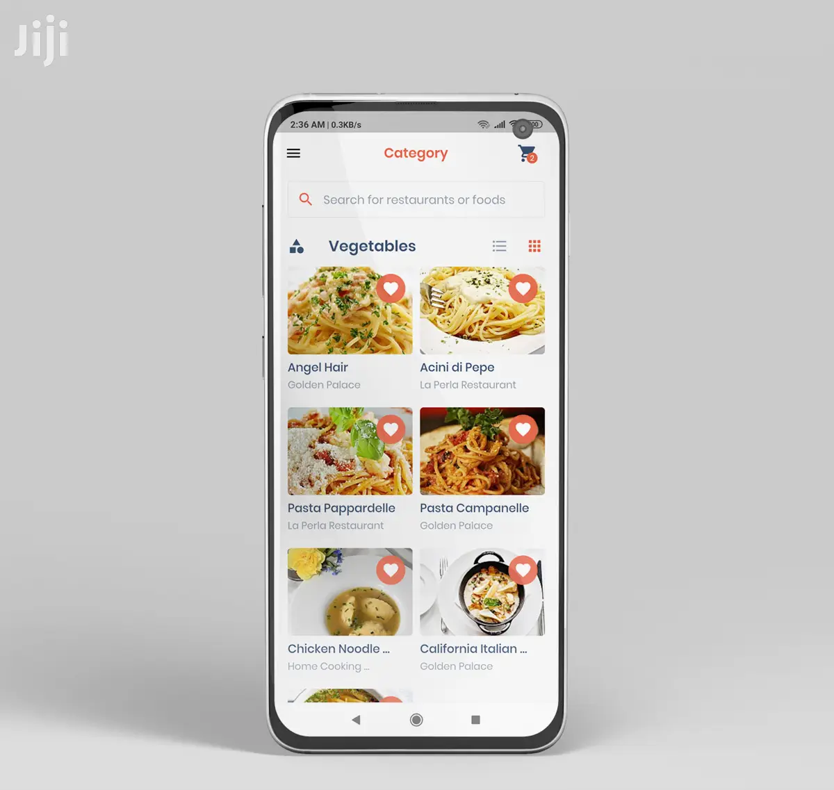 Android And Ios Apps Developed For Food Delivery Service