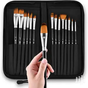 Paint Set Of Oil Brushes