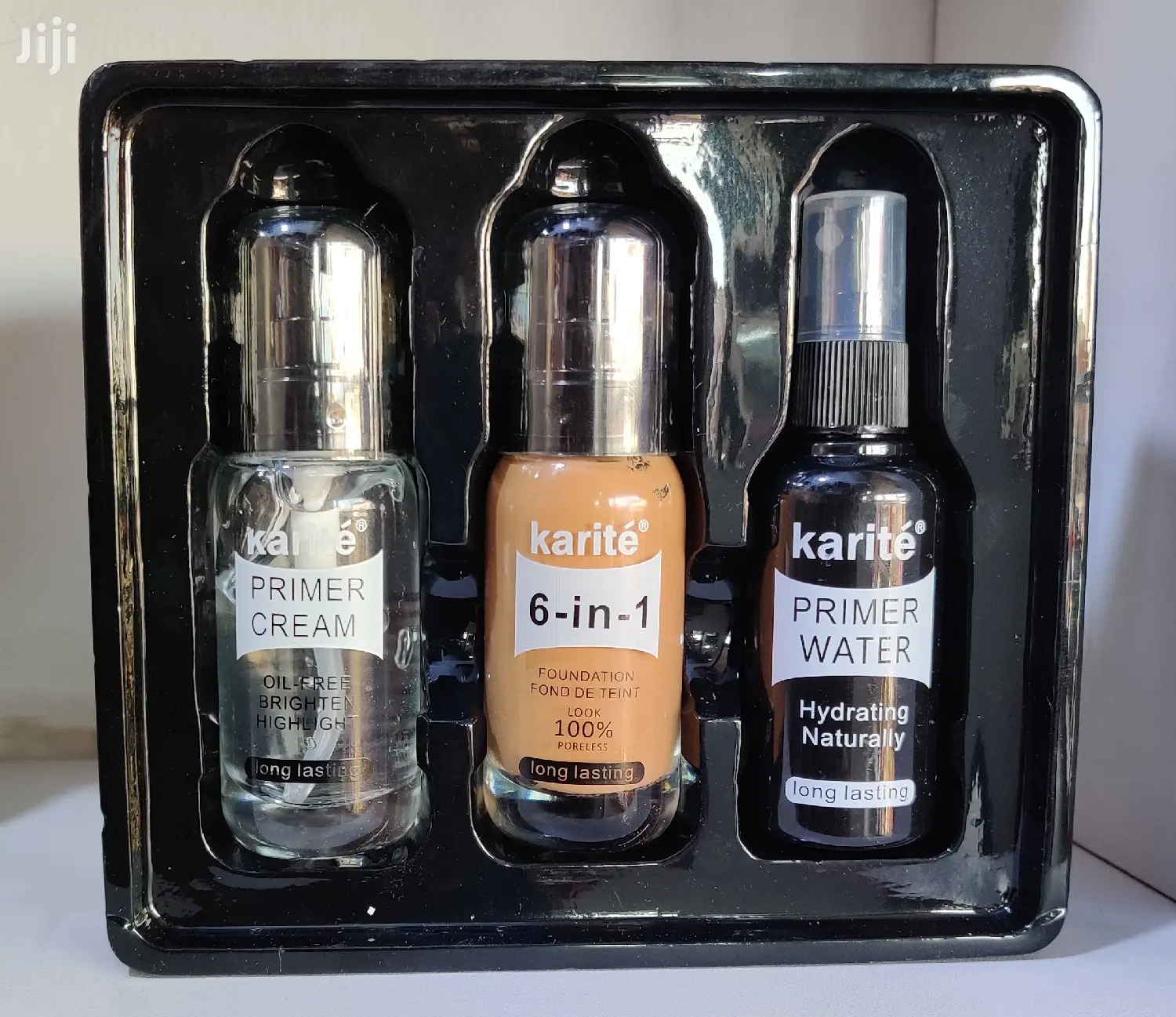 3-in-1 Professional Makeup Kit, Foundation, Primer and Spray