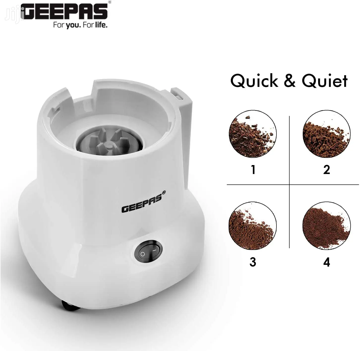 Geepas Electric Coffee Big Grinder 450W