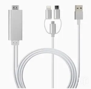 3 In 1 Phone To Hdmi Cable Mirroring Phone Screen To Tv