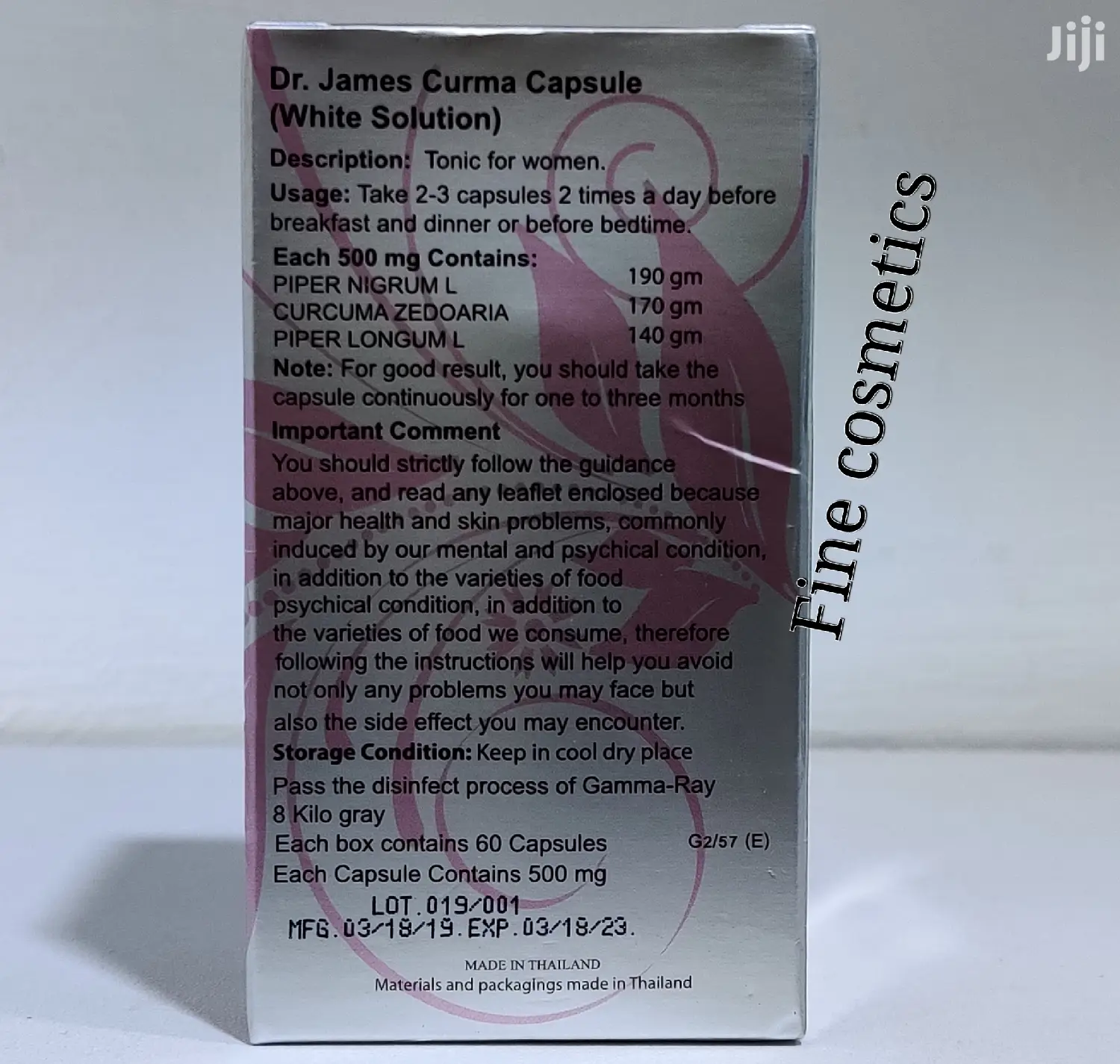 Dr James Whitening Capsules Solution