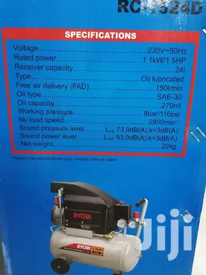 Ryobi 1.5hp Direct Drive 24L Air Compressor
