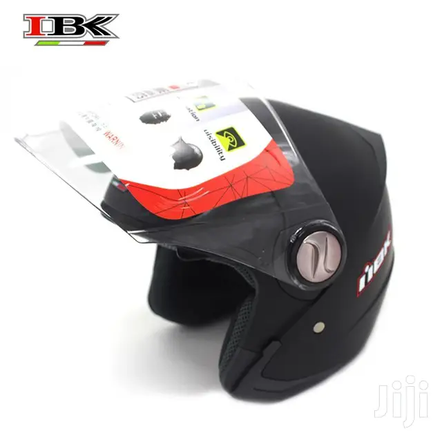 IBK Half Face Helmet With a Sunvisor