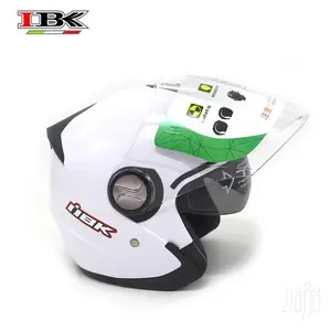 IBK Half Face Helmet With a Sunvisor