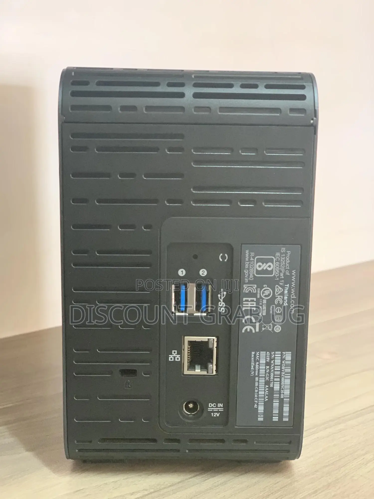 WD My Cloud EX2 Ultra 4TB NAS Drive