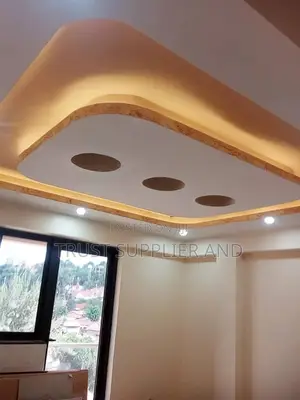 Gypsum Ceilings And Tv Unit