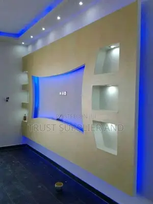 Gypsum Ceilings And Tv Unit