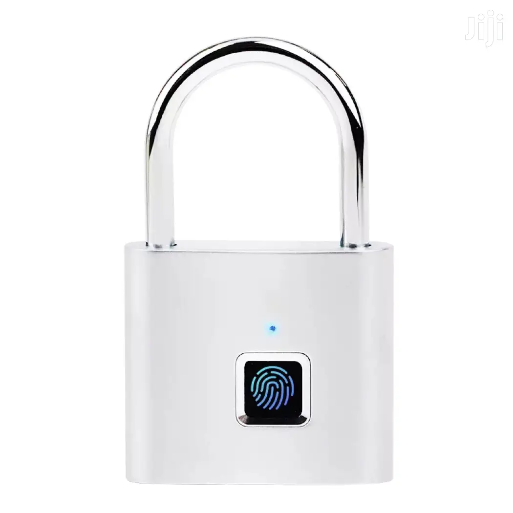 Finger Print Padlock Usb Rechargeable Thumbprint Lock