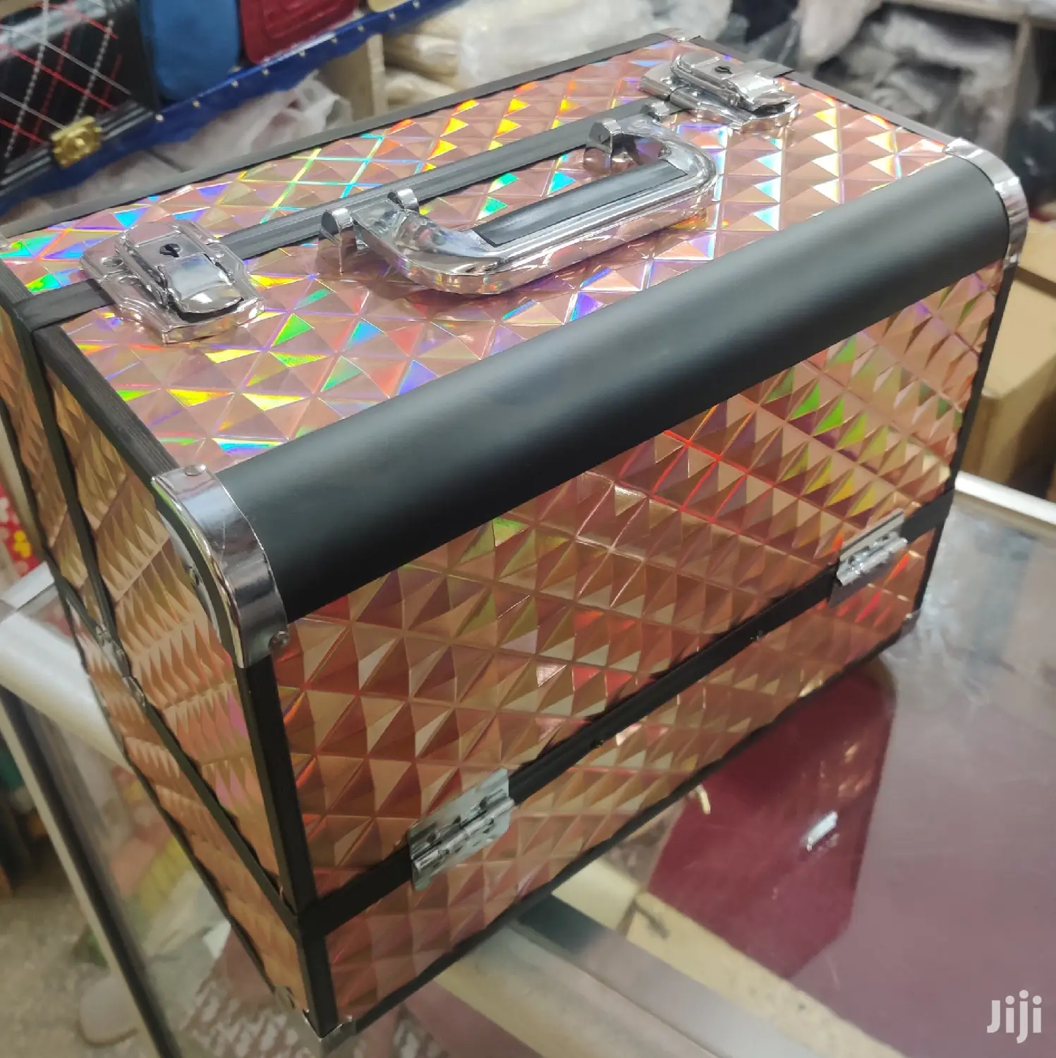 Large Capacity Makeup Train Cases Makeup Box and Jewelry Box