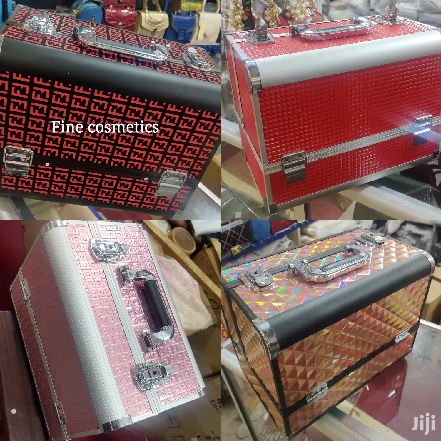 Large Capacity Makeup Train Cases Makeup Box and Jewelry Box
