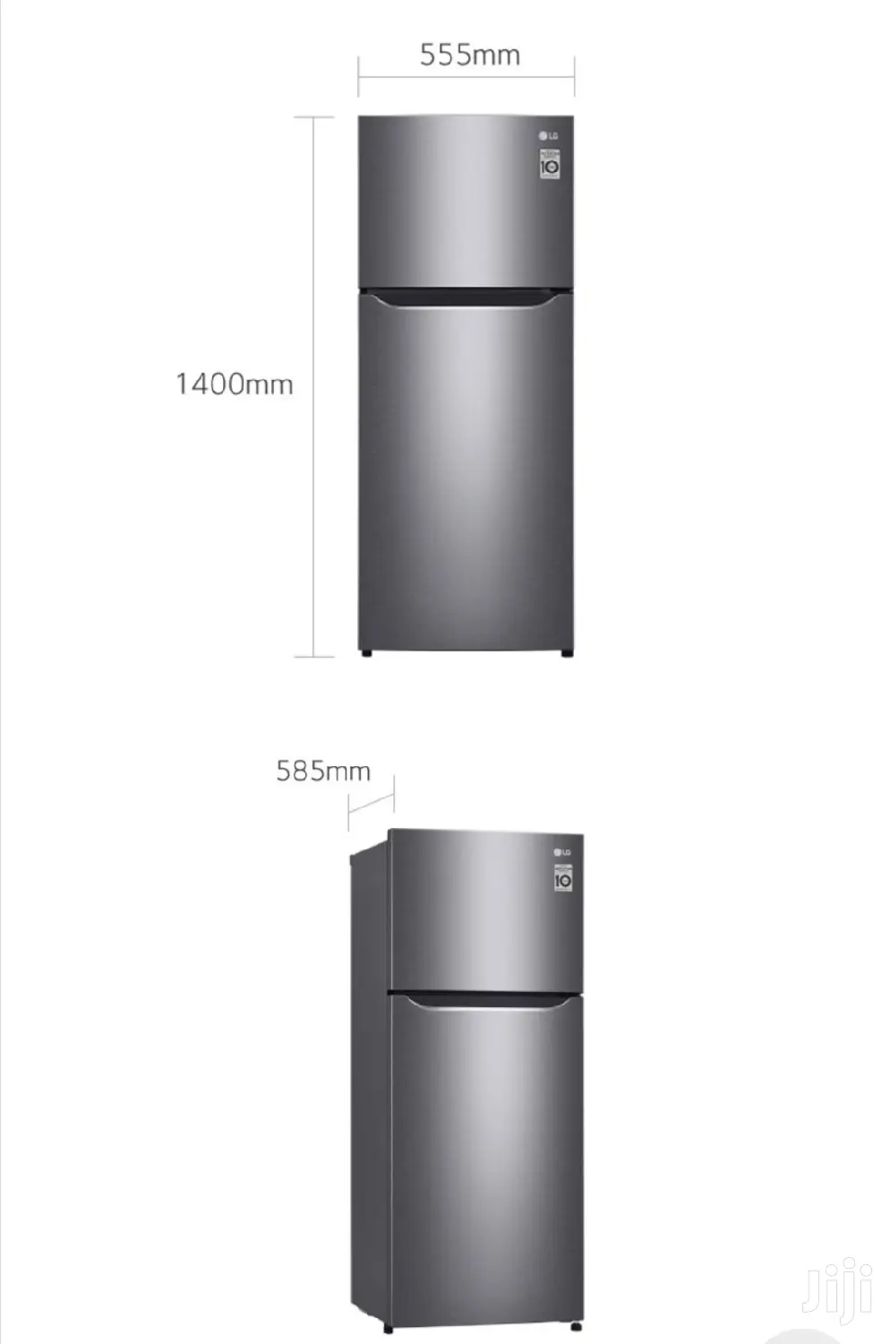 LG Smart Inverter Compressor 2 Door Top Freezer Refrigerator