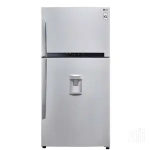 LG 437L Wifi Shiny Steel Freezer With Water Dispenser Fridge