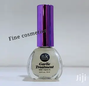 NK Nail Treatment Garlic Smooth Harder Gel Dry Base Top Coat