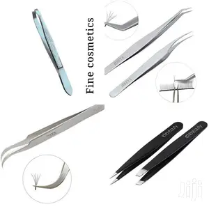 Eyelash Tweezer Steel Eyebrow Extension Nose Hair Clipper