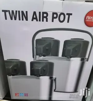 Regal Twin Stainless Steel Silver Air Pot Flask