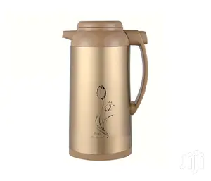 Geepas Double Wall Glass Refill Hot Cold Vacuum Flask 1.6L