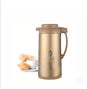 Geepas Double Wall Glass Refill Hot Cold Vacuum Flask 1.6L