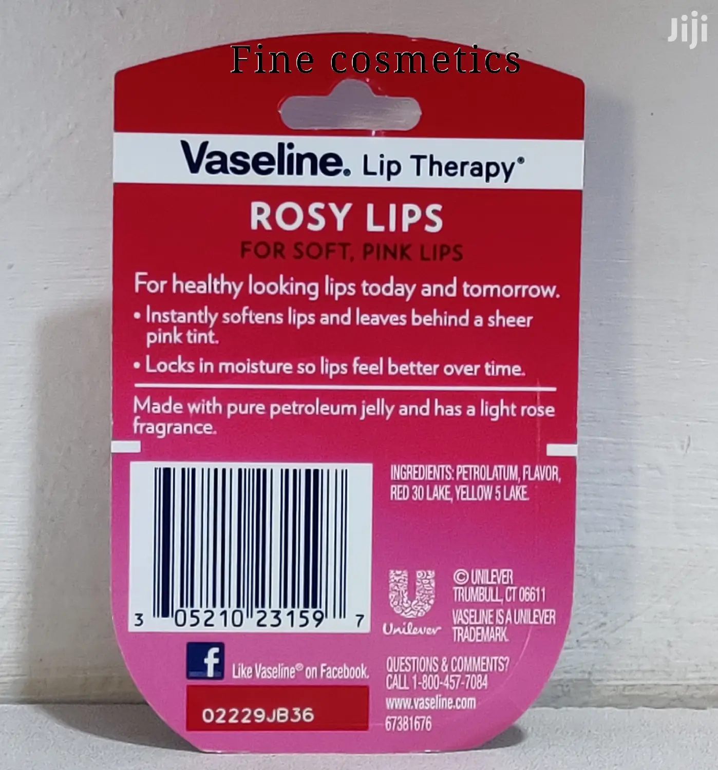 Original Vaseline Lip Therapy Lip Balm For Pink Rosy Lips