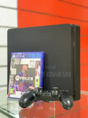 Playstation 4 Slim With Fifa 26 and One Controller