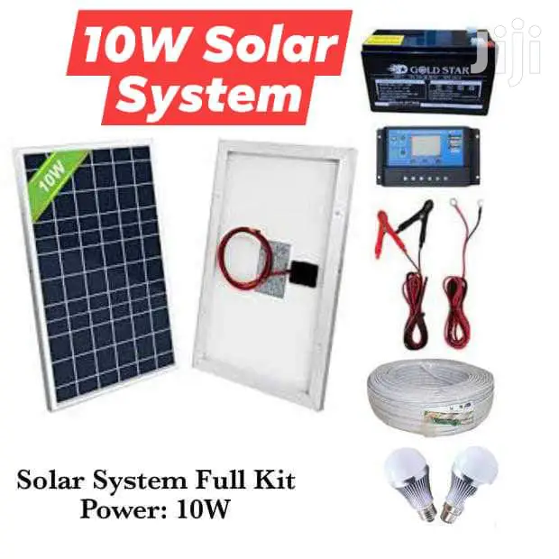10 Watts Panel Solar System Full Kit